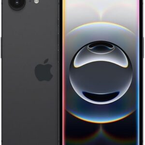 Apple iPhone 16e, 128GB, Black - Unlocked (Renewed)