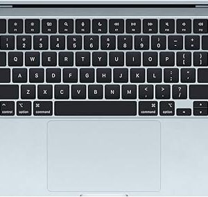 Apple 2026 MacBook Air 13-inch Laptop with M5 chip: Built for AI, 13.6-inch Liquid Retina Display, 16GB Unified Memory, 512GB SSD, 12MP Center Stage Camera, Touch ID, Wi-Fi 7; Sky Blue