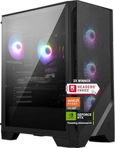 msi Codex Z2 Gaming Desktop: AMD R7-8700F, GeForce RTX 5070, 32GB DDR5, 2TB m.2 NVMe SSD, USB Type-C, VR-Ready, Windows 11 Home : A8NVP-436US (Copy)