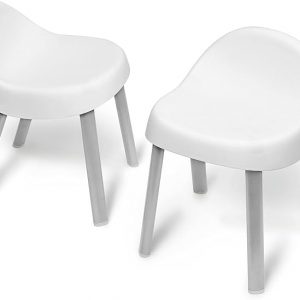 Skip Hop Toddler's Activity Chairs, Set of 2, Metal, White