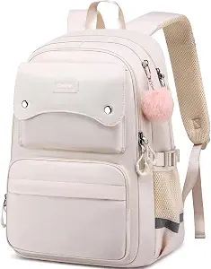 ZUBOND Girls Backpack for School - Lightweight Travel Laptop Backpack Fits 15.6 Inch Notebook, Water Bottle Pocket - Ideal for Teens, College Students, Adults (Copy)